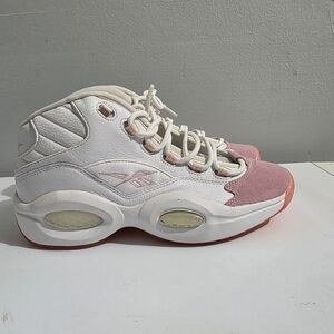 Reebok Women's Pink and White Sneakers